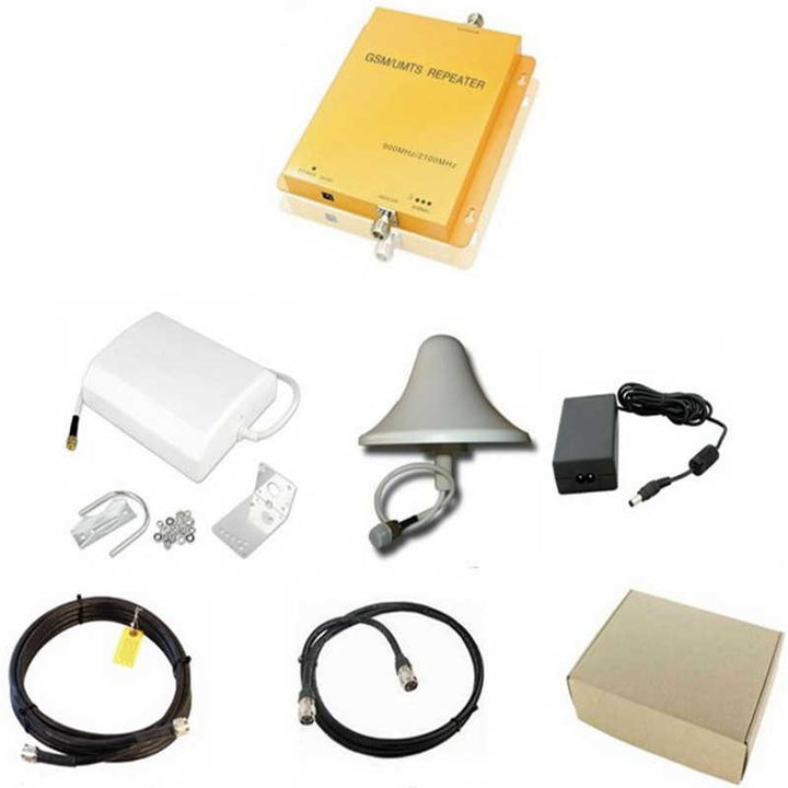 Europe 3G & Calls - 1000m2 (900MHz 2100MHz) Mobile Phone Signal Booster